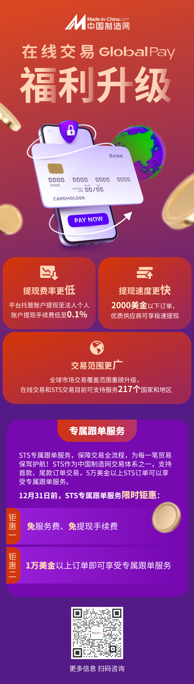 在线交易服务升级