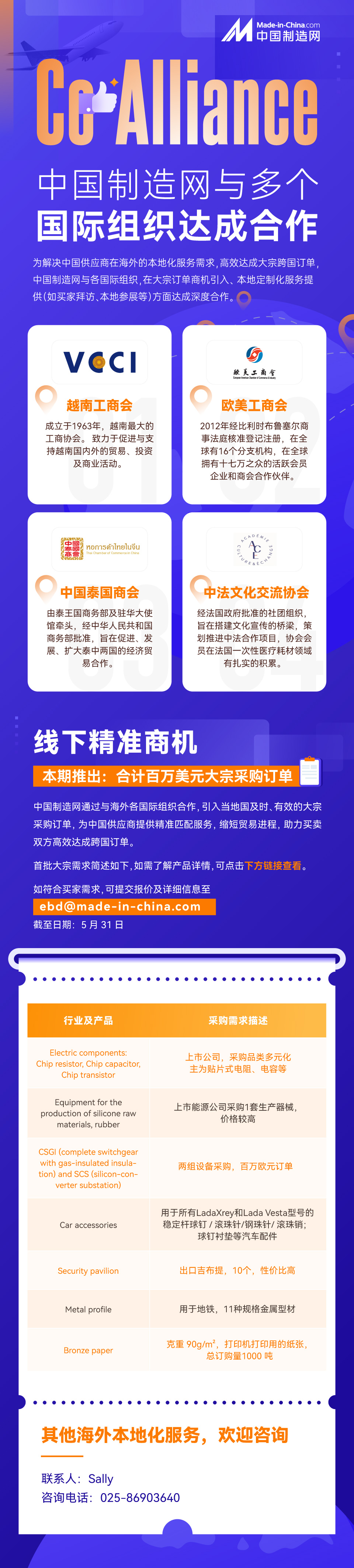 中国制造网与多个国际组织达成合作